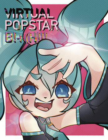 VIRTUAL POPSTAR B!+(H!!! (Miku Print)
