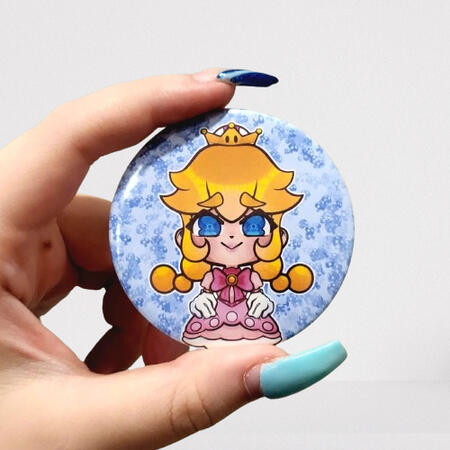 Peachette 58mm Button/Badge